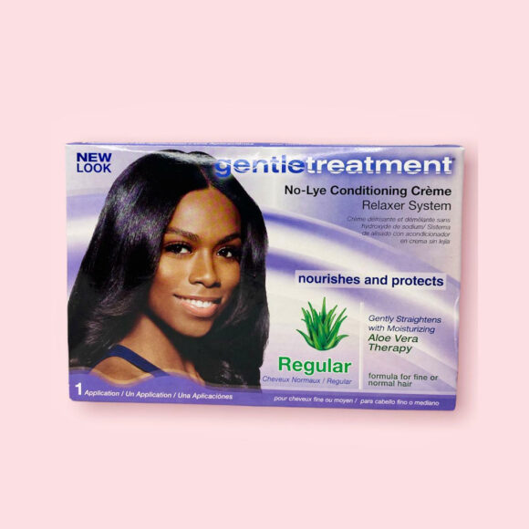 NEW LOOK GENTLE TREATMENT NO 0LYE CONDITIONING CREME RELAXER SYSTEM