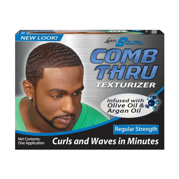 S CURL LUSTER COMB THRU TEXTURIZER INFUSED WITH-OLIVE OIL AND NATURAL OIL