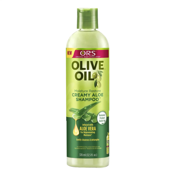 ORS OLIVE OIL MOISTURE RESTORE CREAMY ALOE-SHAMPOO-370ml